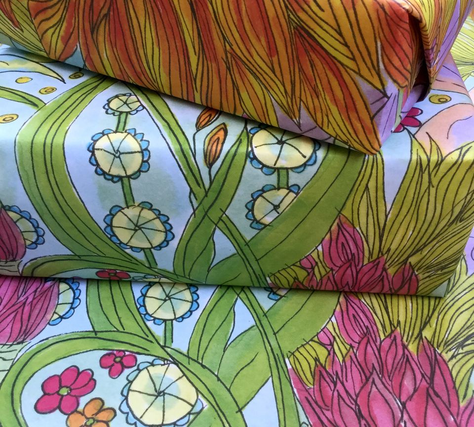 Wrapping Paper, Sunflower Wrapping Paper