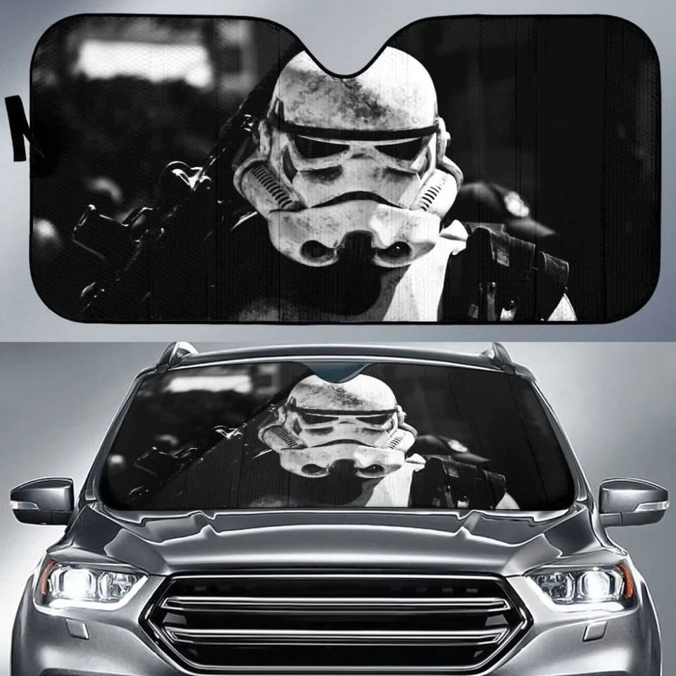 Stra Wars Stormtrooper Car Auto Sun Shades, Car Accessories