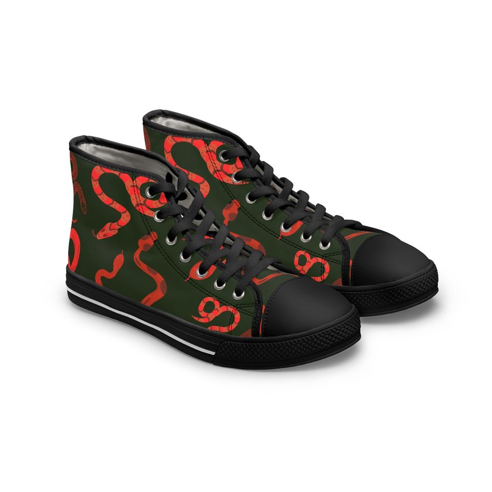 Women's Reputation inspired snake High Top Sneakers