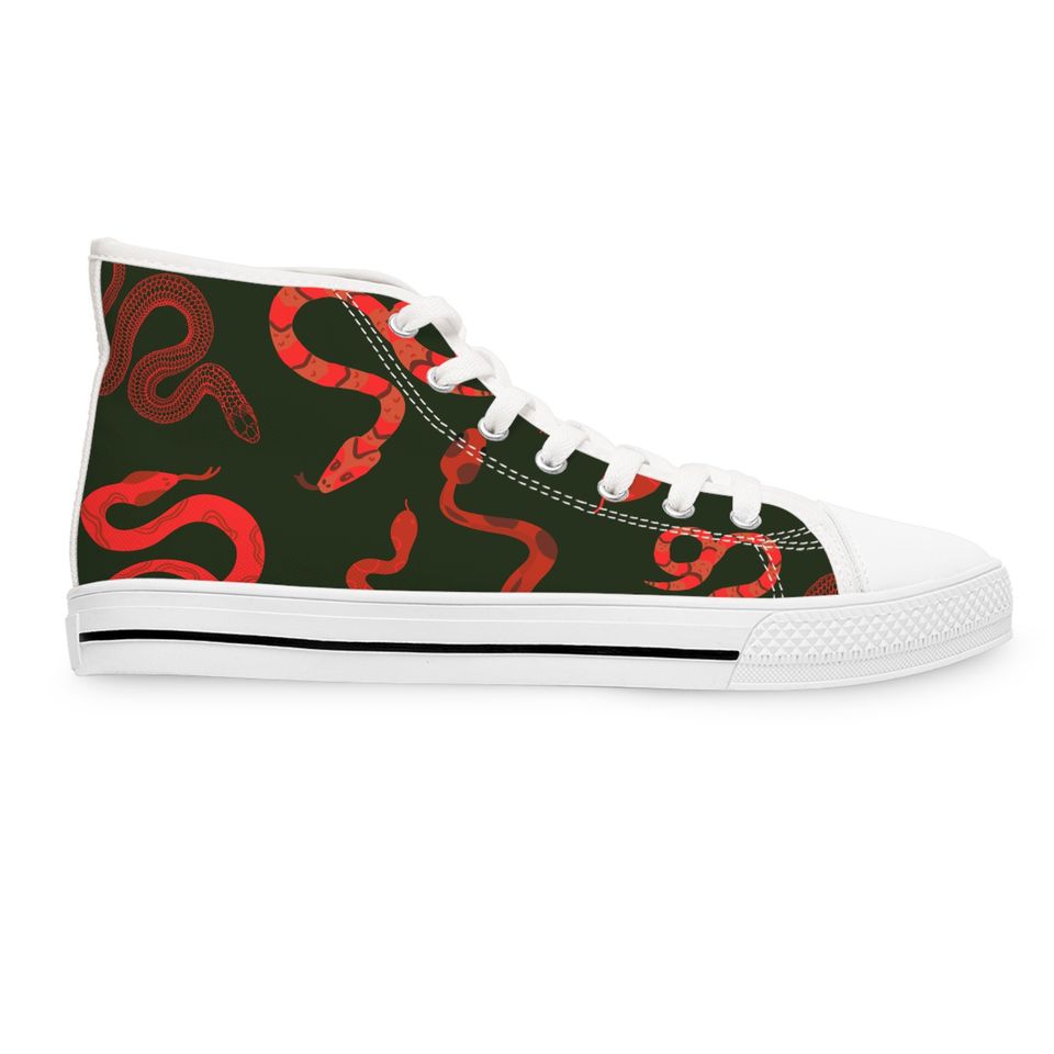 Women's Reputation inspired snake High Top Sneakers
