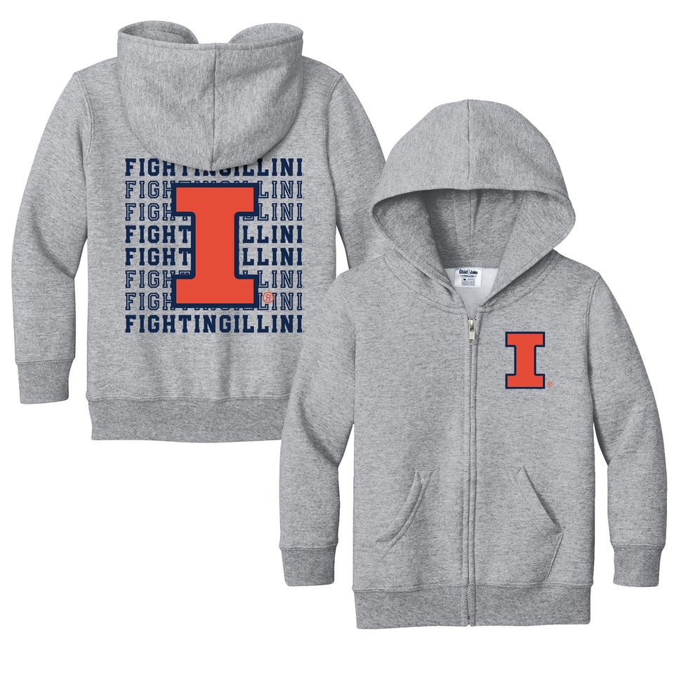 Illinois Fighting Illini Full Zip Hoodie