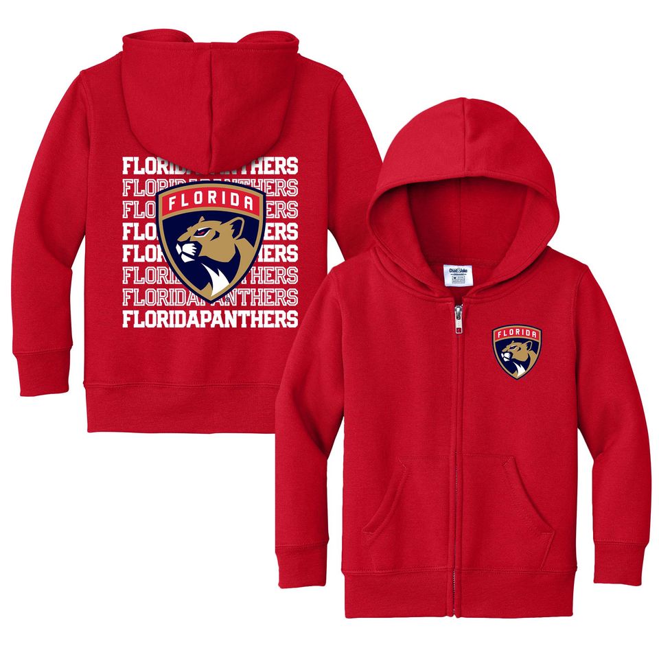 Florida Panthers "Retro" Full Zip Sweatshirt - NHL Hockey Kids Apparel