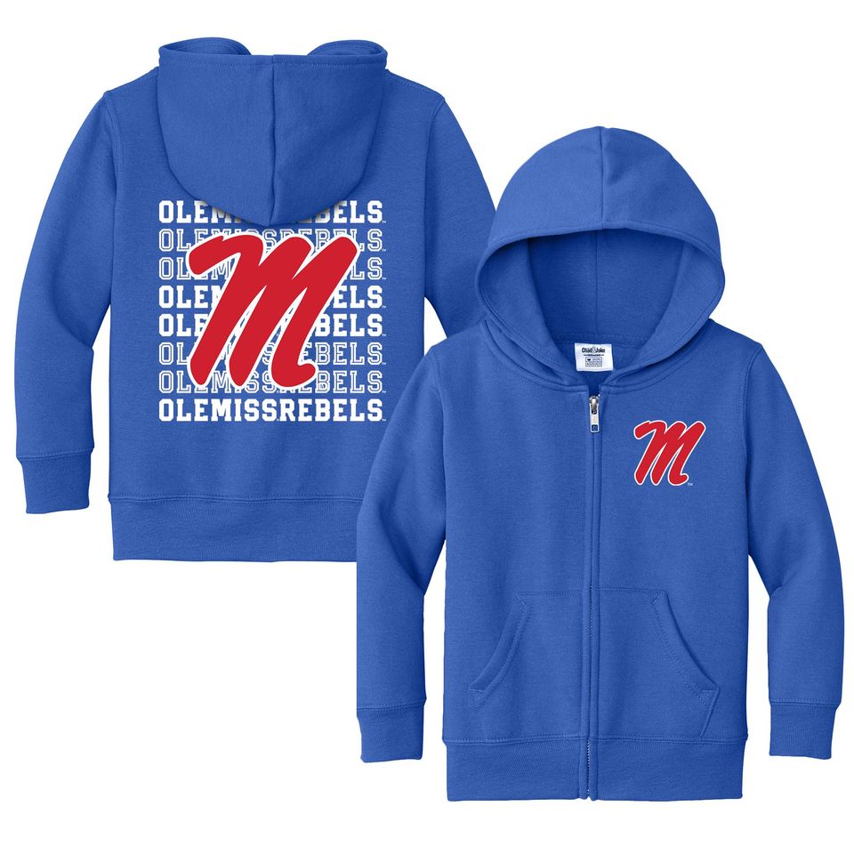 Ole Miss Rebels Full Zip Hoodie