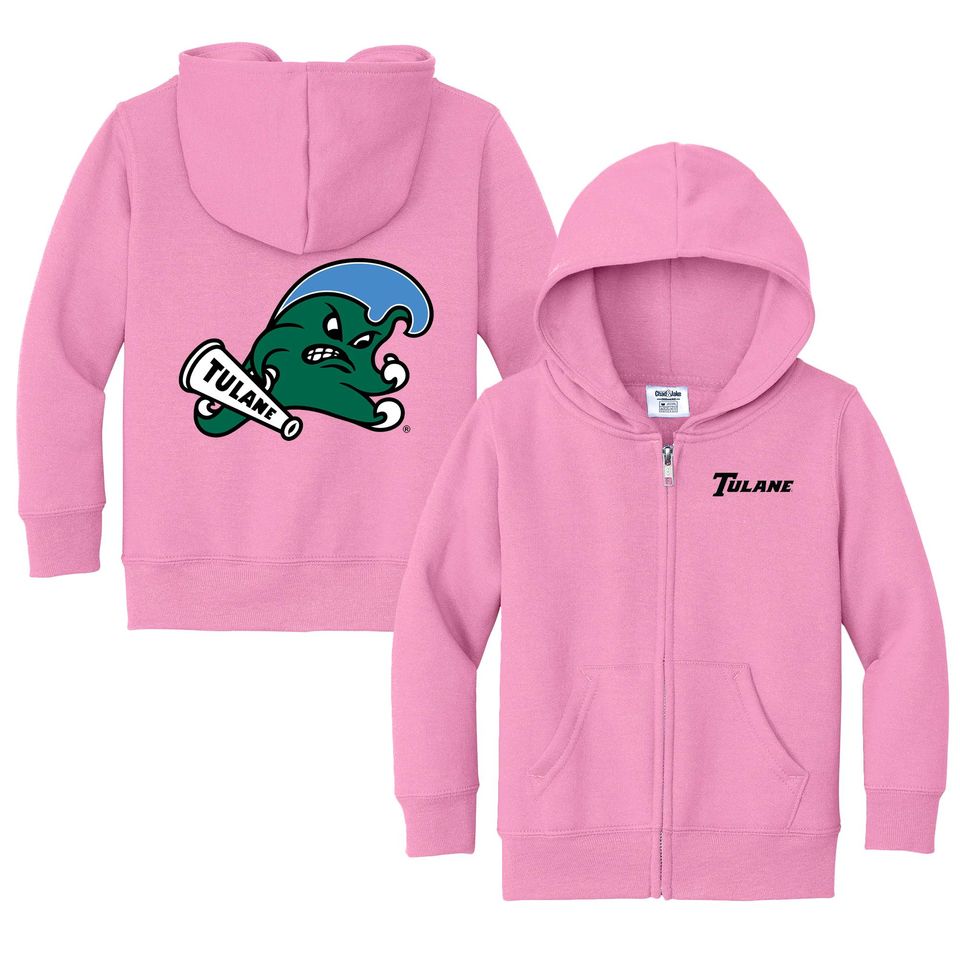 Tulane Green Wave Full Zip Hoodie