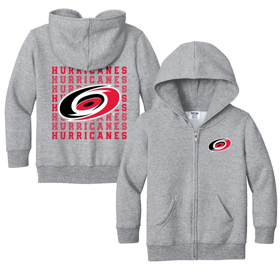 Carolina Hurricanes "Retro" Full Zip Sweatshirt - NHL Hockey Kids Apparel
