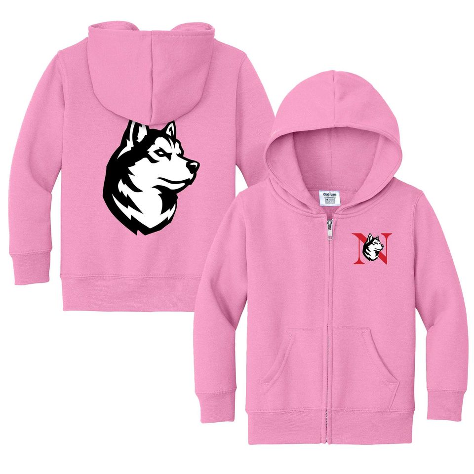 Northeastern Huskies  Full Zip Hoodie