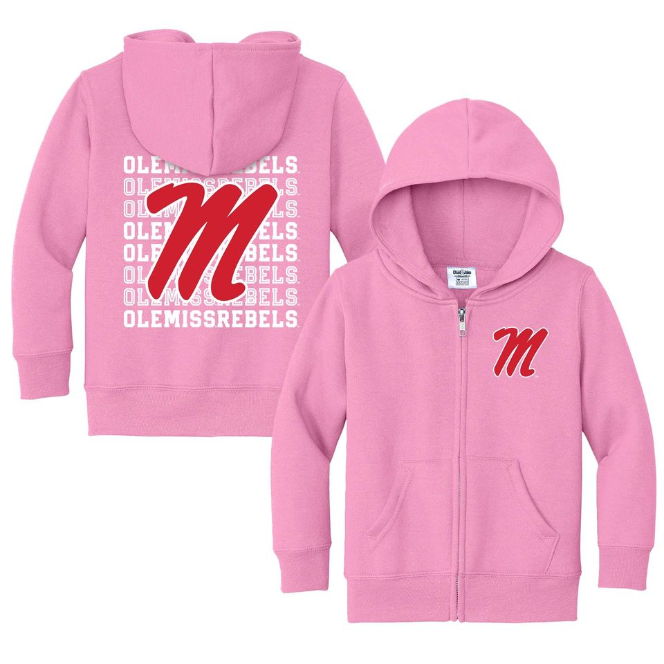 Ole Miss Rebels Full Zip Hoodie