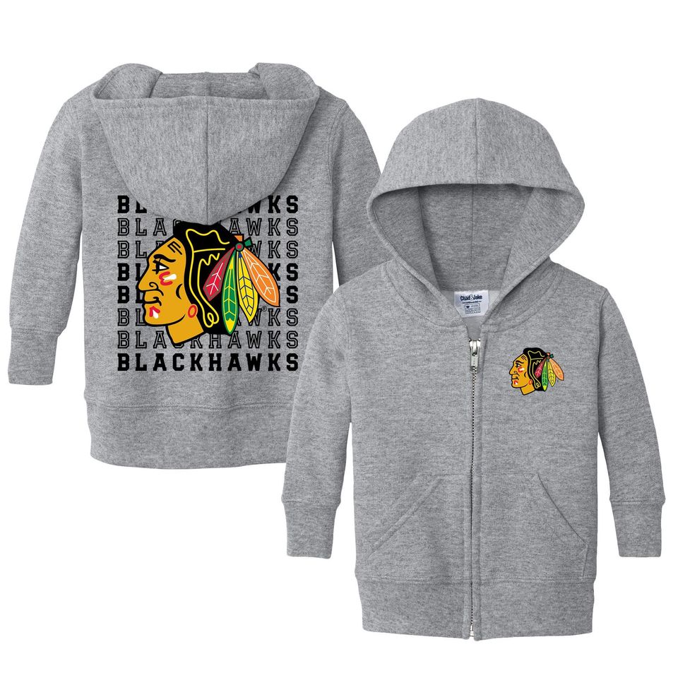 Chicago Blackhawks "Retro" Full Zip Sweatshirt - NHL Hockey Kids Apparel