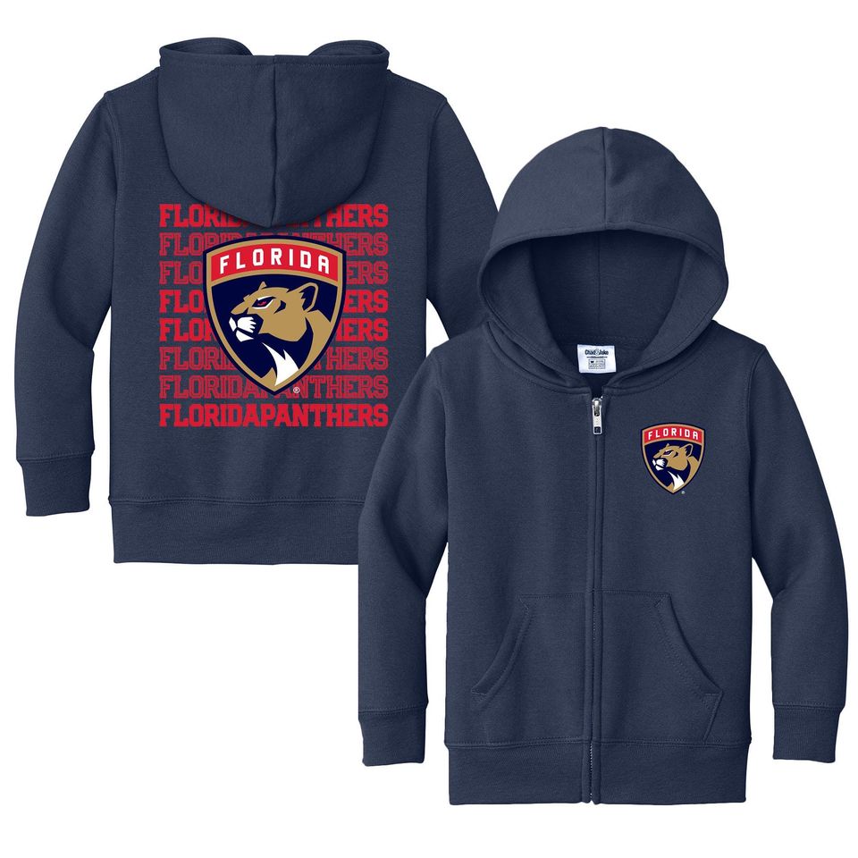 Florida Panthers "Retro" Full Zip Sweatshirt - NHL Hockey Kids Apparel