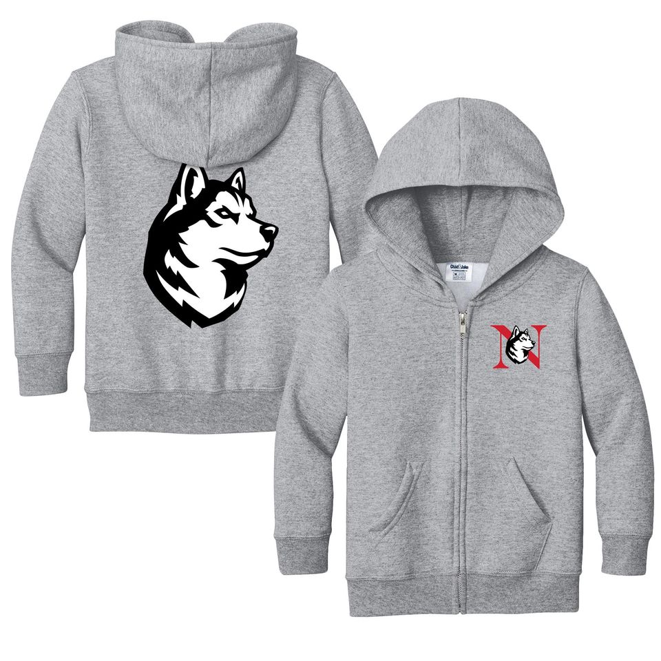 Northeastern Huskies  Full Zip Hoodie