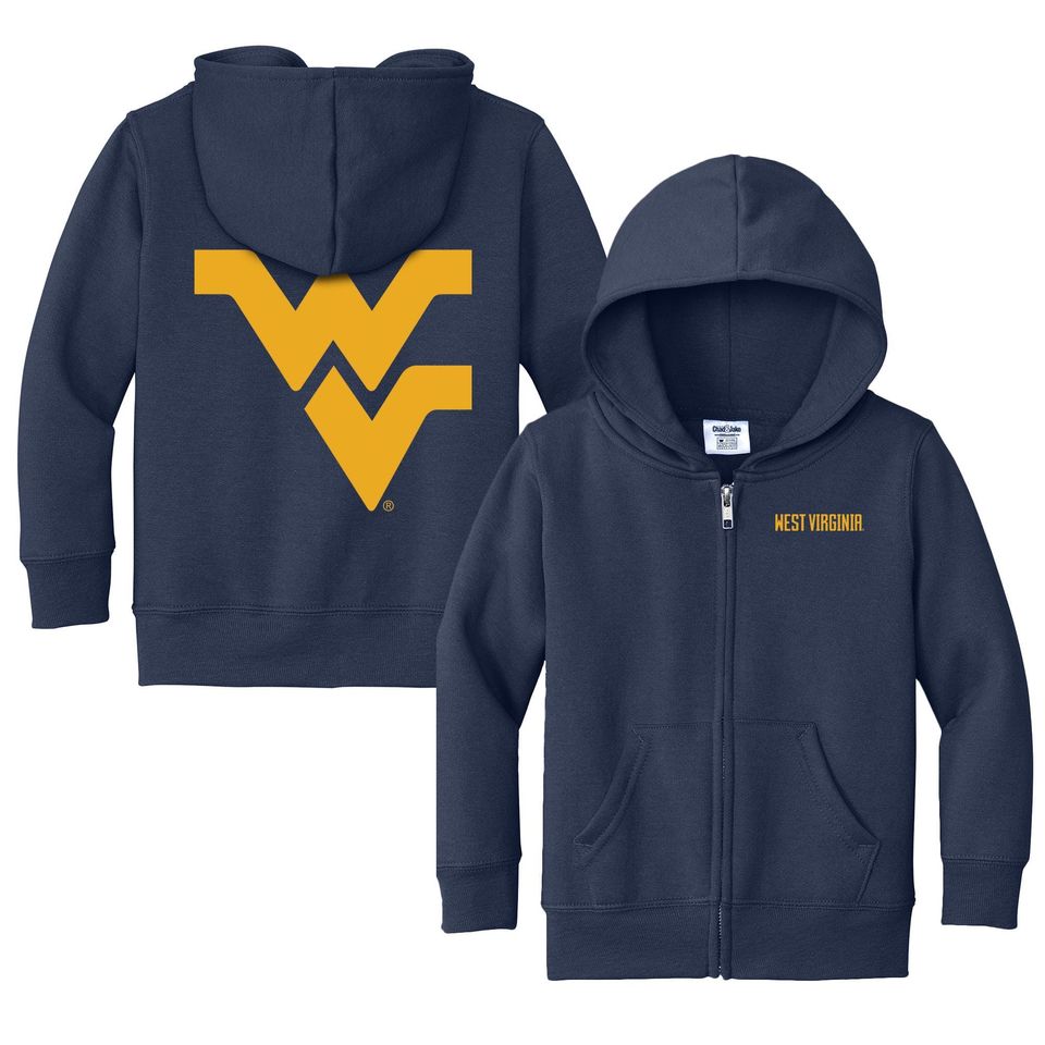 West Virginia Mountaineers  Full Zip Hoodie