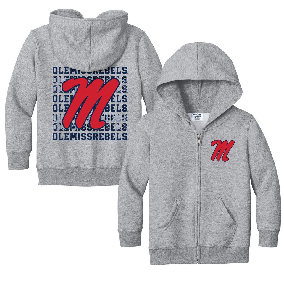 Ole Miss Rebels Full Zip Hoodie