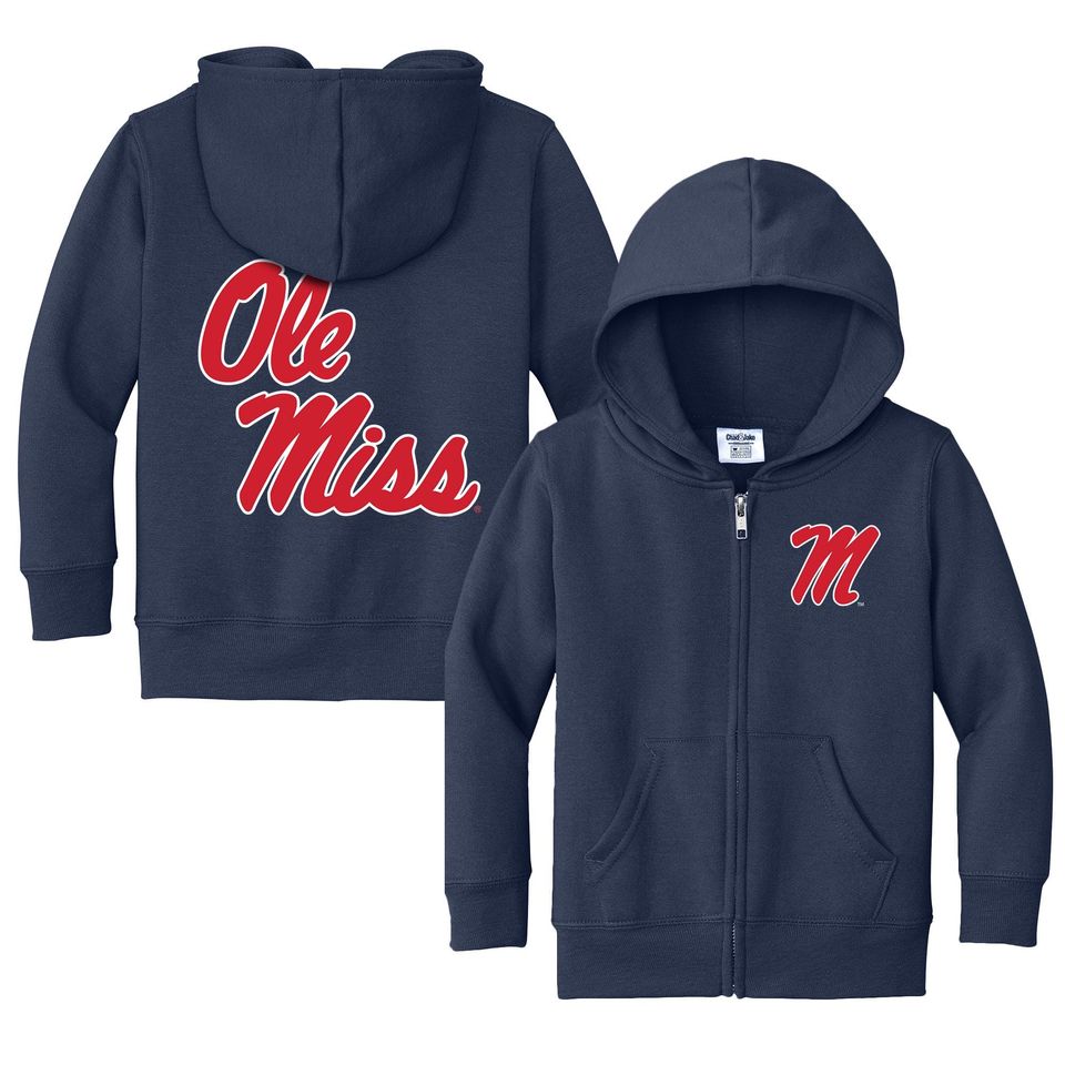 Ole Miss Rebels Full Zip Hoodie