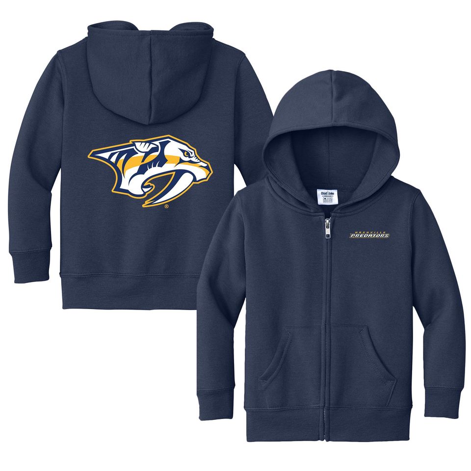 Nashville Predators Full Zip Sweatshirt - NHL Hockey Kids Apparel