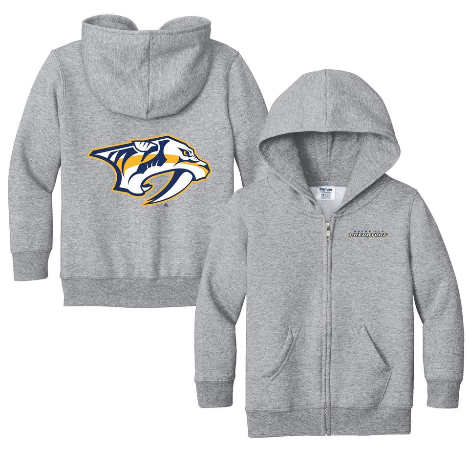 Nashville Predators Full Zip Sweatshirt - NHL Hockey Kids Apparel