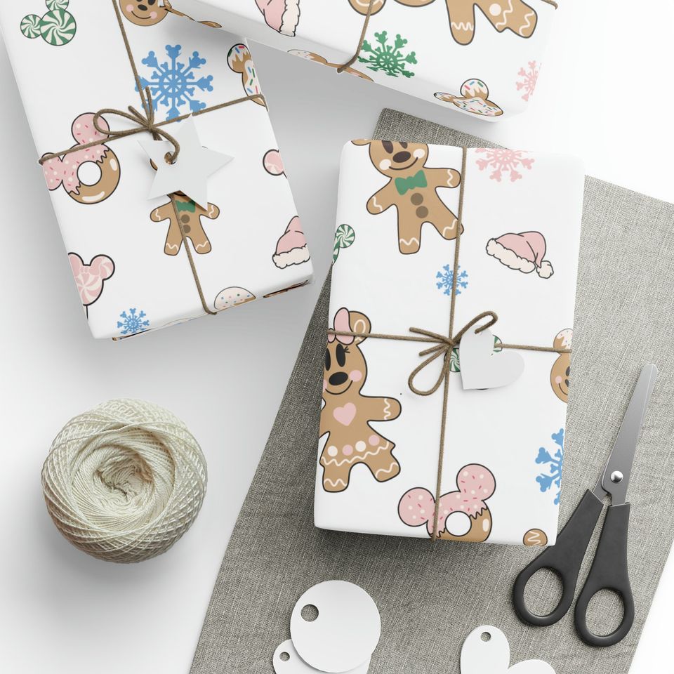 Disney inspired Wrapping Papers, christmas snaks