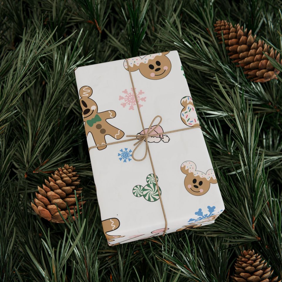 Disney inspired Wrapping Papers, christmas snaks