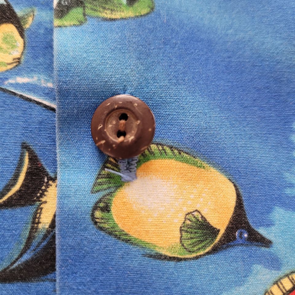 Boy's Hawaiian Shirt PACIFIC LEGEND Child's Hawaiian Shirt Made In Hawaii Kids Aloha Shirt Coral Reef Fish 100% Cotton Child Size 2T