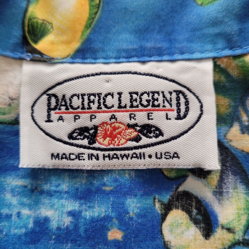 Boy's Hawaiian Shirt PACIFIC LEGEND Child's Hawaiian Shirt Made In Hawaii Kids Aloha Shirt Coral Reef Fish 100% Cotton Child Size 2T