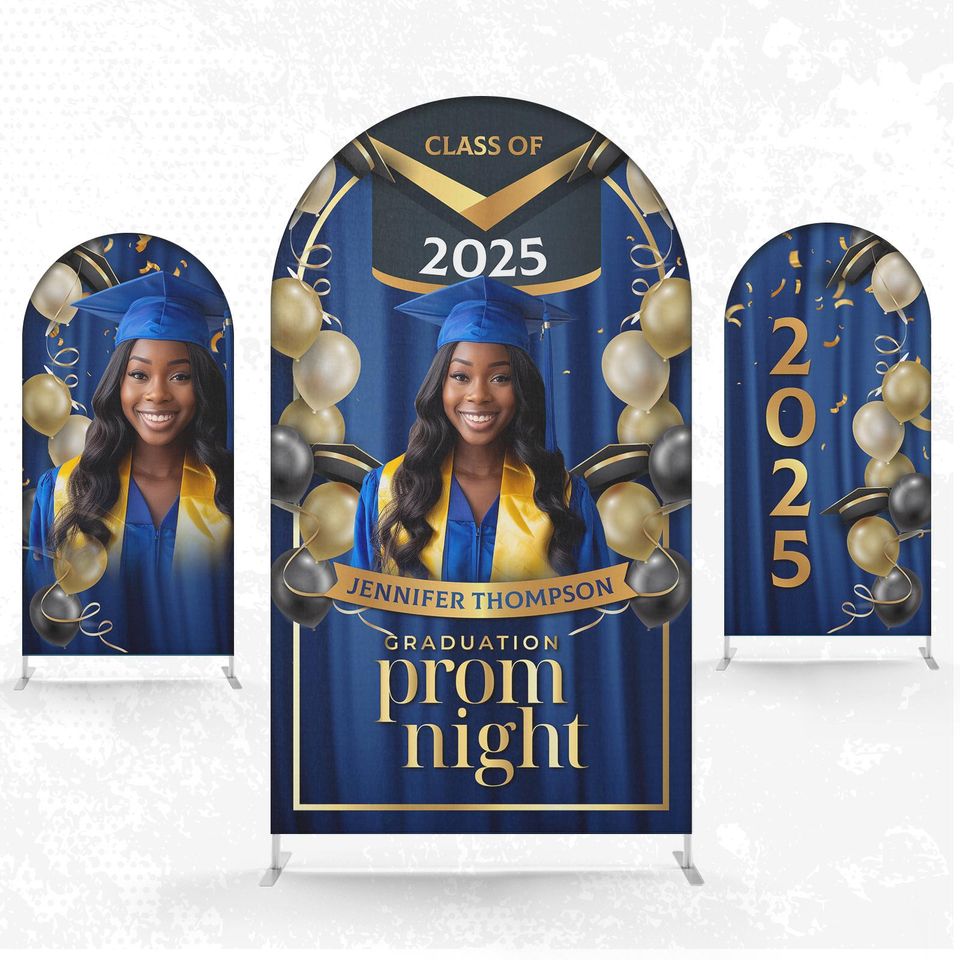 Graduation Custom Backdrop Cover - Events and Parties
