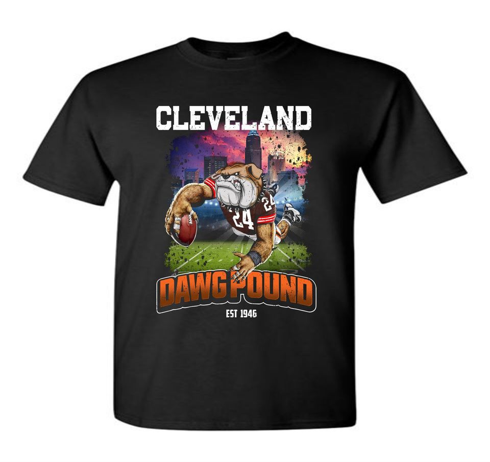 Cleveland Browns Chubb Players- Tshirt