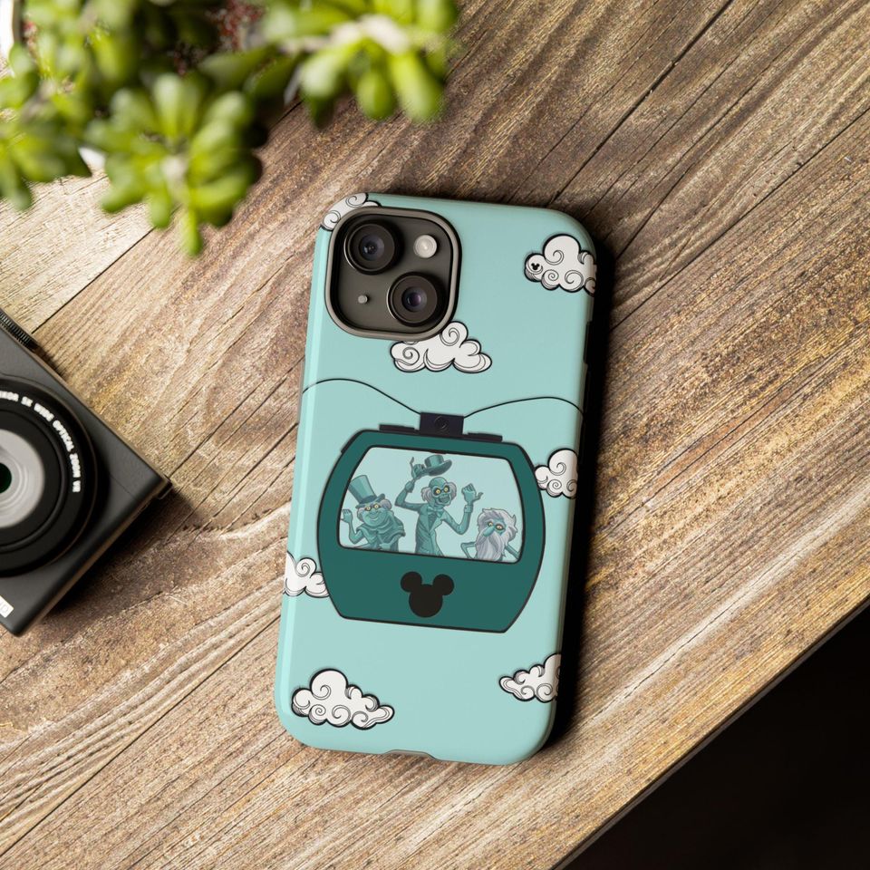 WDW Skyliner Hitchhiking Ghosts iPhone Case