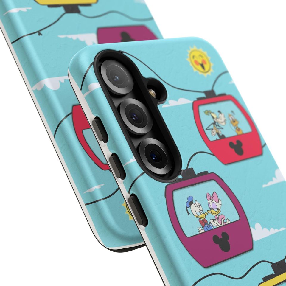 Mickey & Minnie Skyliner iPhone Case with Blue Sky Disney WDW