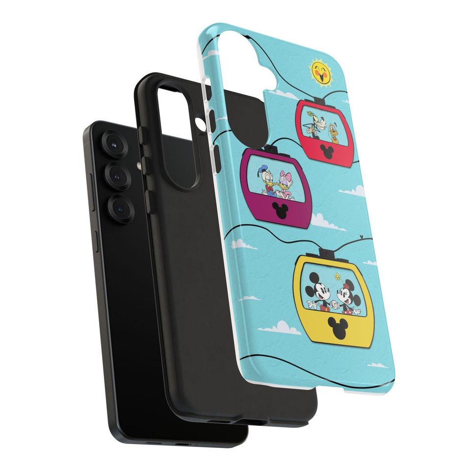 Mickey & Minnie Skyliner iPhone Case with Blue Sky Disney WDW