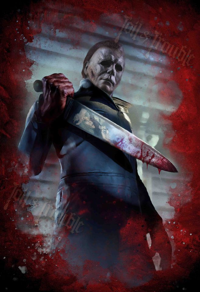 Michael Myers Poster, Halloween Wall Art