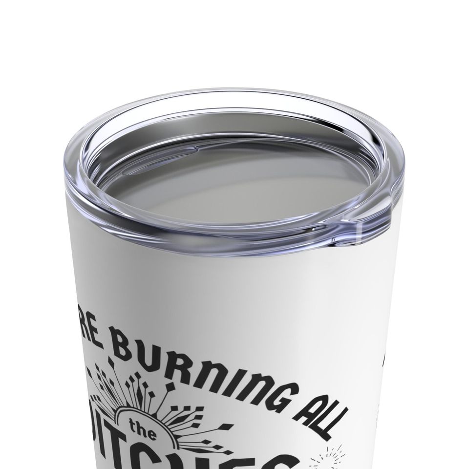 Taylorr Swifts They're Burning All The Witches Halloween Tumbler 20oz  Insulated Drinkware  Gift for Friends