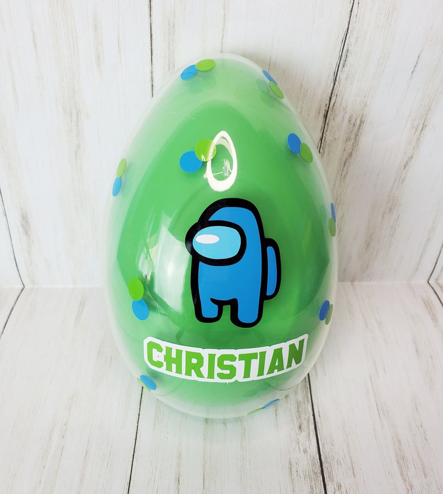 Personalized Easter Egg, Among us easter, Easter basket