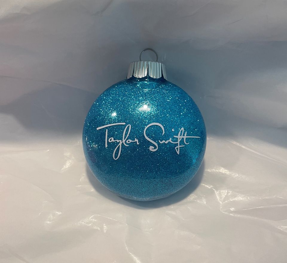 Taylorr Swifts Inspired Christmas Ball Ornaments