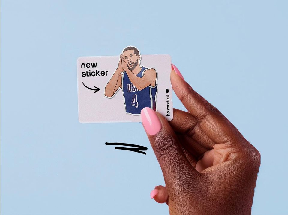 Steph Curry  "Night Night" Sticker