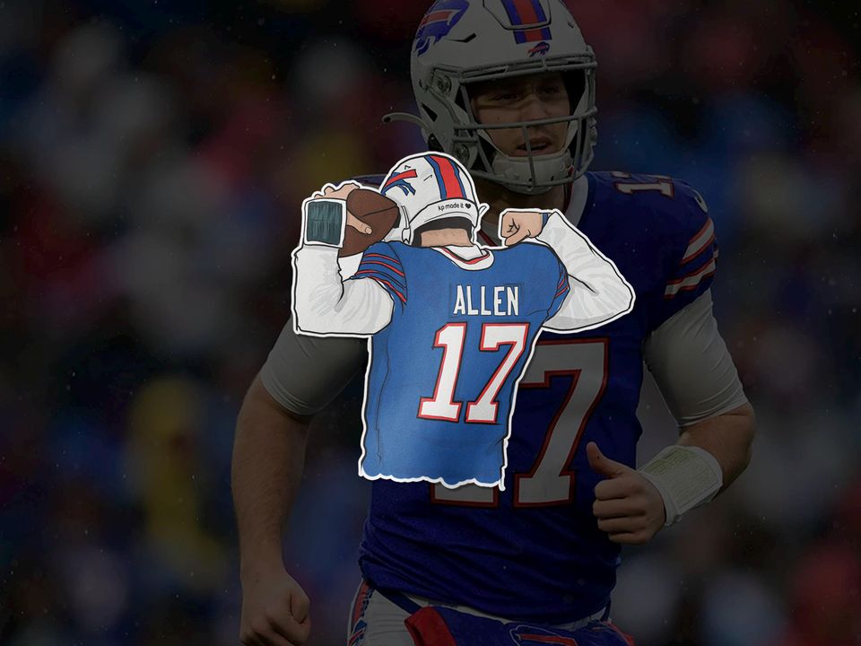 Josh Allen x Buffalo Bills Sticker