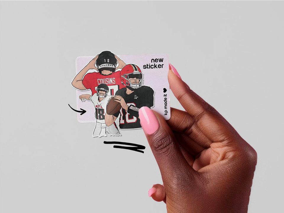 Kirk Cousins x Atlanta Falcons Sticker