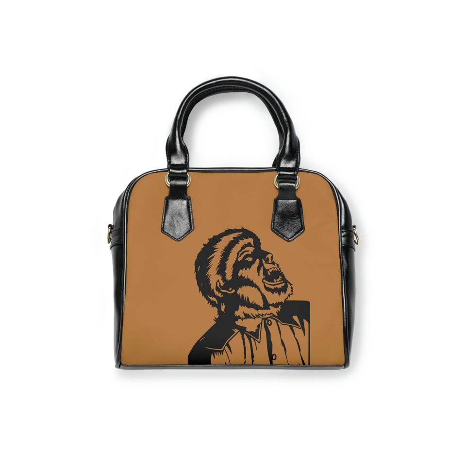 Wolf Man Shoulder Handbag
