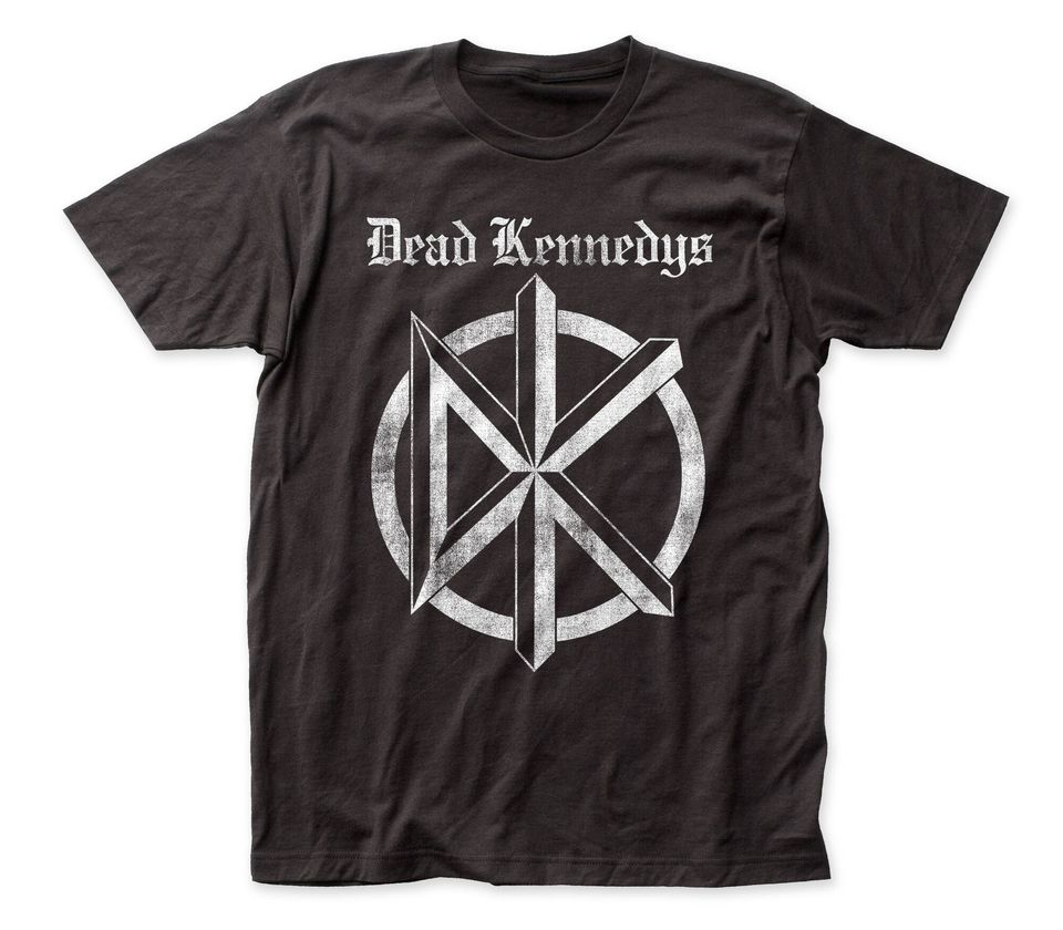 Dead Kennedys Distressed Old English Logo T Shirt