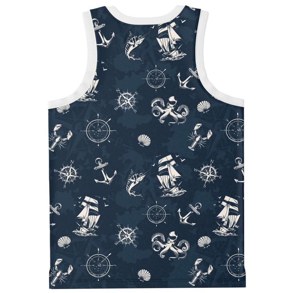 The Sailor's Ship Anchor Classic 3D Tank Top