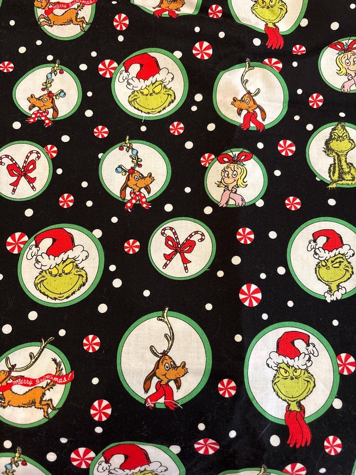 Personalized funny character Christmas Stocking: Custom Fabric & Ribbon