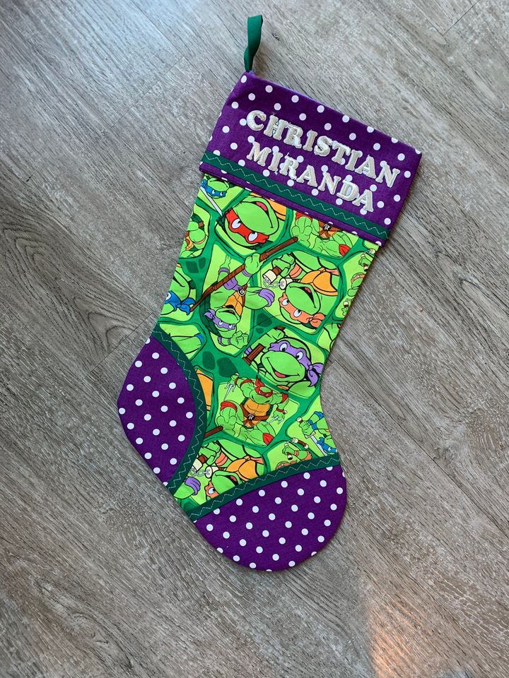 Superhero Theme Stocking