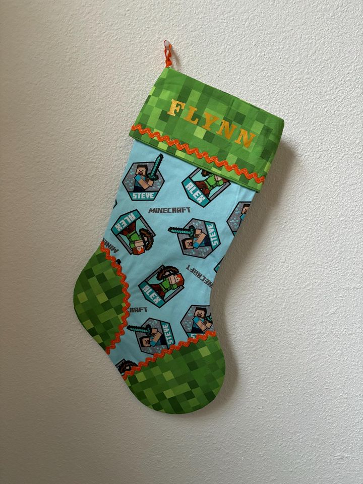 Minecraft Theme Stocking