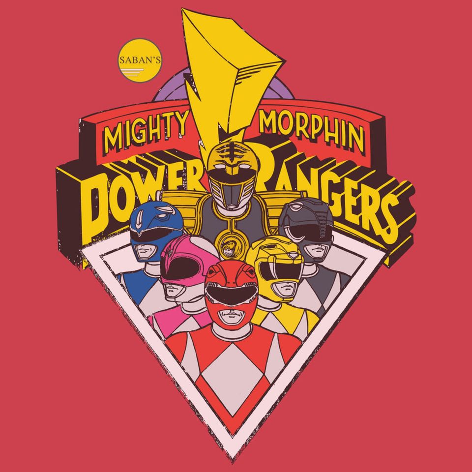 Power Rangers Group Shot  Men's T-shirt