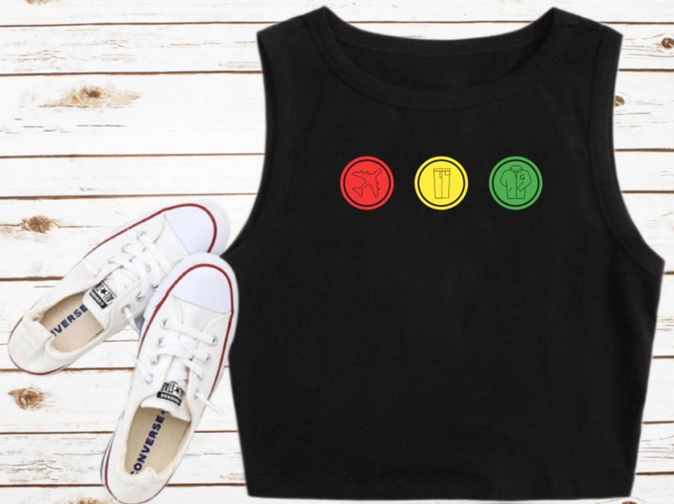 B182 Take Off Your Pants & Jacket Cropped Tank Top blink182 croptop