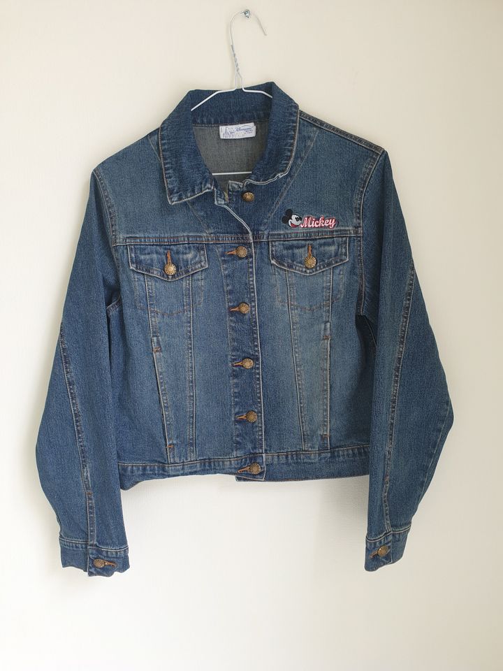 Vintage Mickey Mouse Disney cartoon denim jacket
