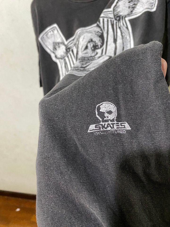 Vintage 1990s Skull Skates Shirt