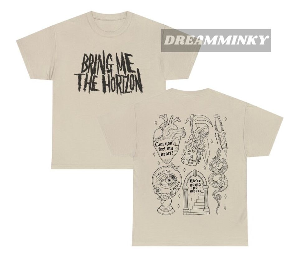 Bring Me The Horizon Doodle Art Double Side Hoodie