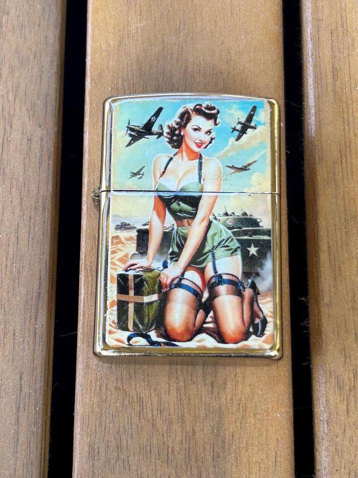 Vintage Military Flip Lighter Cover