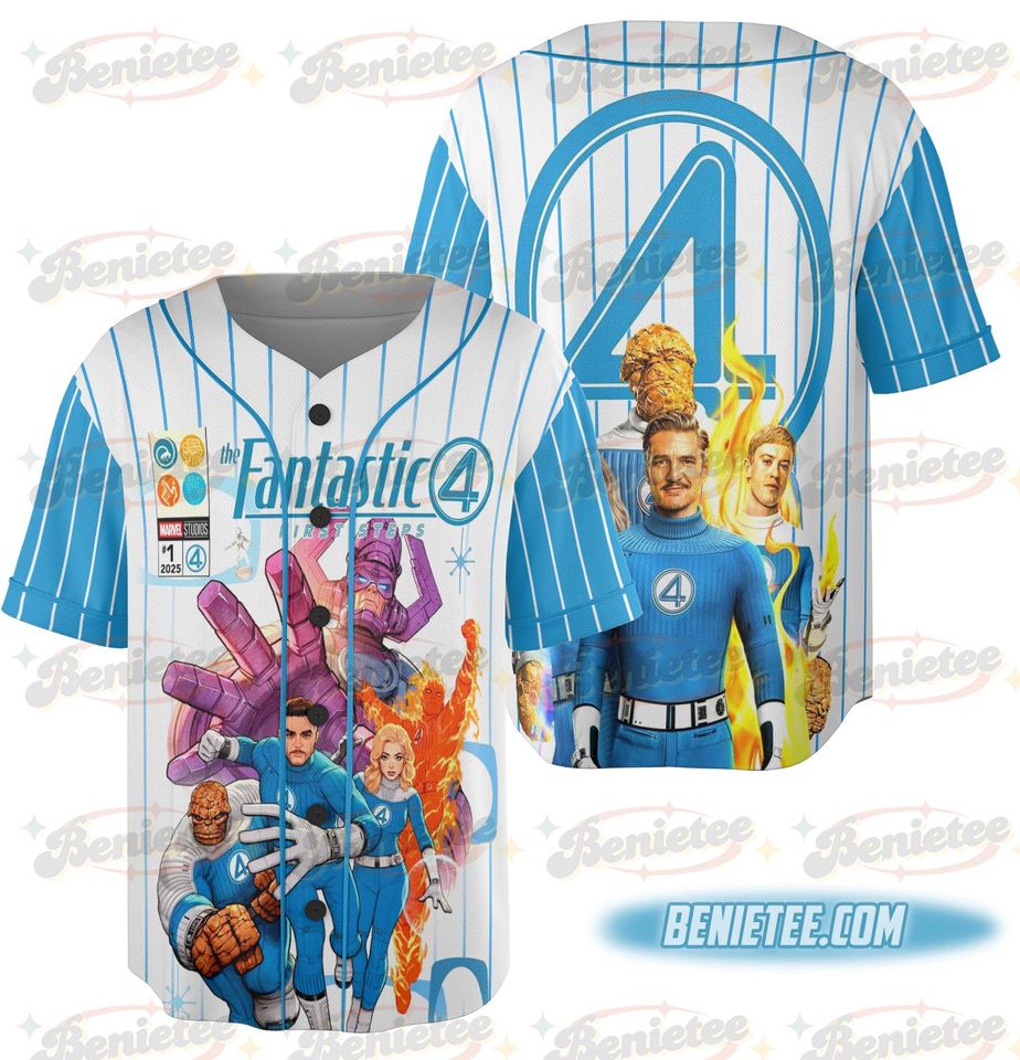 The Fantastic Four First Steps Baseball Jersey