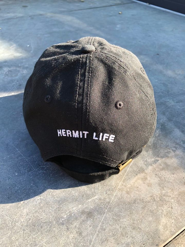 Hermit Life - Soft Dad Hat/Cap Embroidered