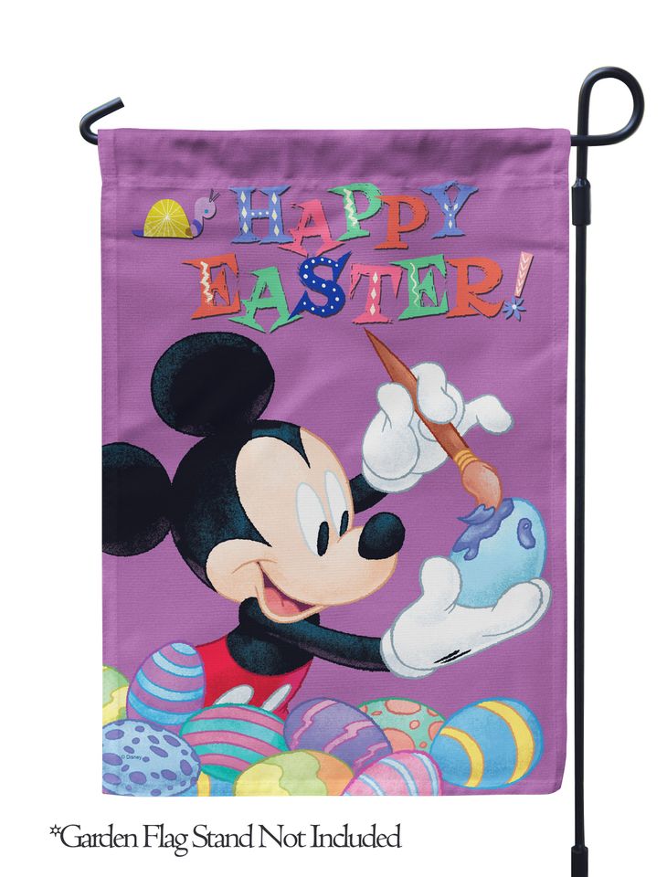 Disney, Mickey Happy Easter Garden Flag